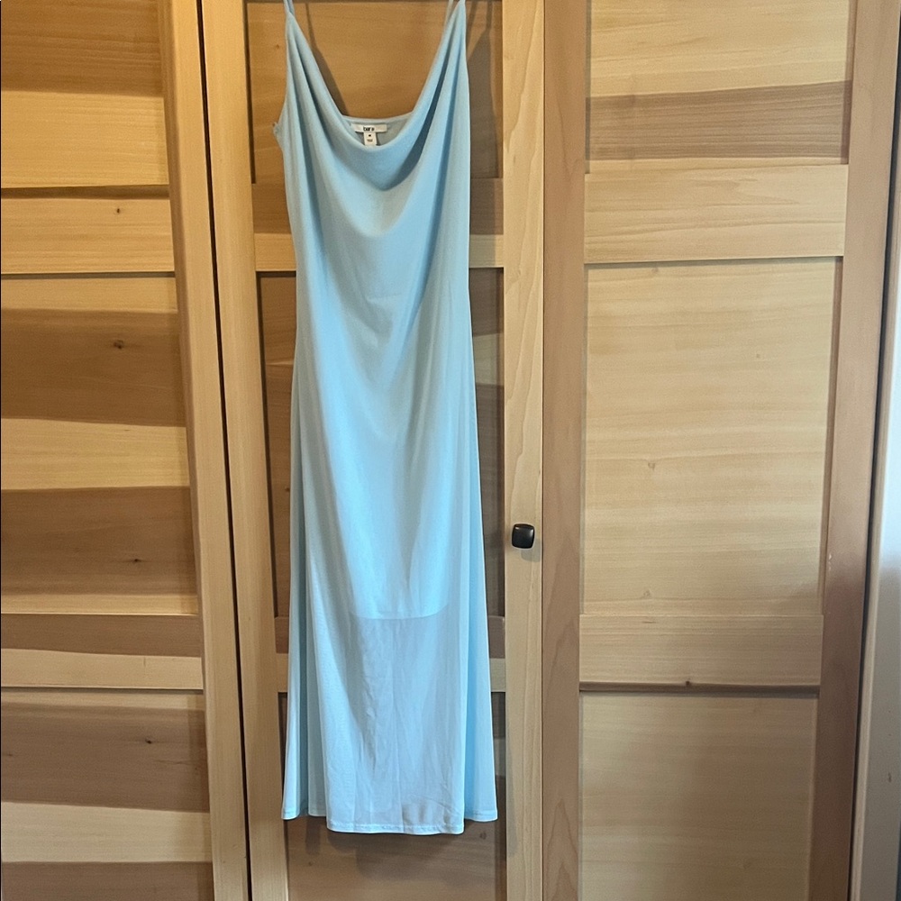 Bar III Sky Blue Midi Dress